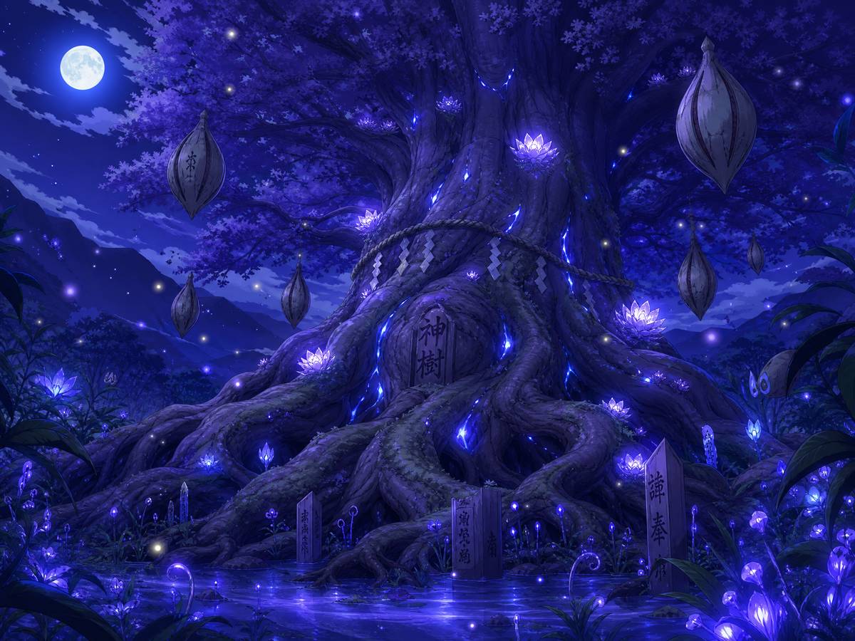 萝莉岛视频-千年古树夜间生态视频记录